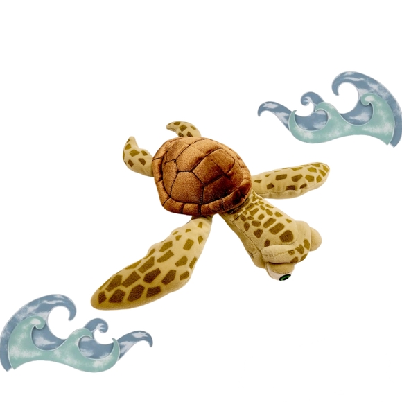 Disney Theme Parks Finding Nemo Souvenir Crush Turtle Plush Stuffed Animal Toy - Picture 4 of 6